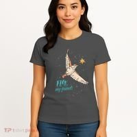 Fly My Friends Bird Star Women's T-Shirt thumb 4