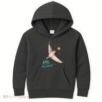 Fly My Friends Bird Star Kids Hoodie thumb 0