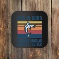 Freshwater Marlin Fish Marlin Fishing Gifts Coaster thumb 0