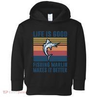 Freshwater Marlin Fish Marlin Fishing Gifts Toddler Hoodie thumb 0