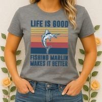 Freshwater Marlin Fish Marlin Fishing Gifts Women's T-Shirt thumb 2