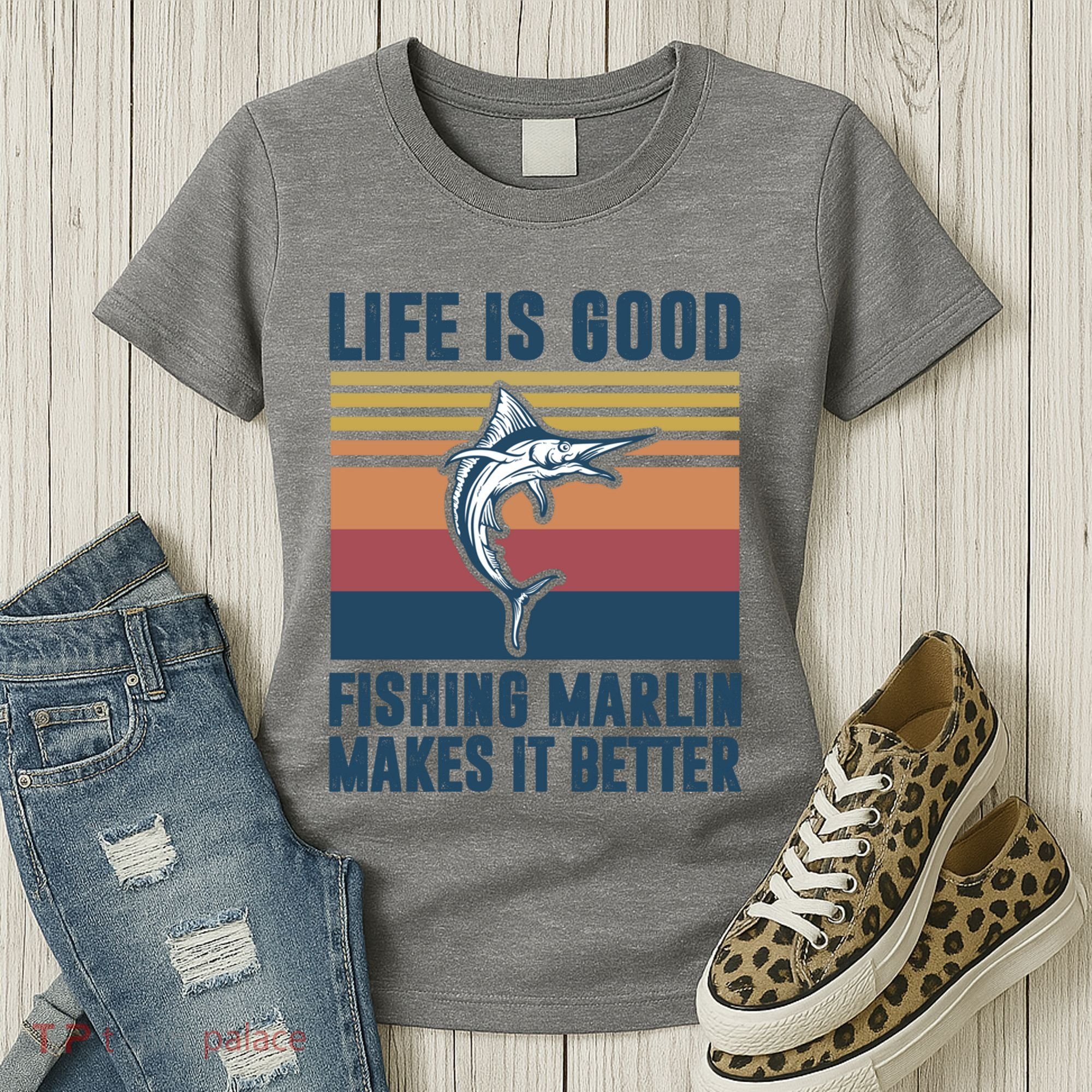 Freshwater Marlin Fish Marlin Fishing Gifts Women's T-Shirt