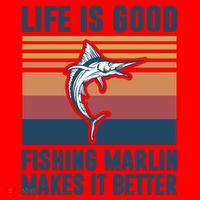 Freshwater Marlin Fish Marlin Fishing Gifts Santa Hat thumb 1