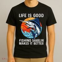 Freshwater Marlin Fish Marlin Fishing Gifts T-Shirt thumb 3