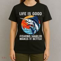 Freshwater Marlin Fish Marlin Fishing Gifts T-Shirt thumb 4