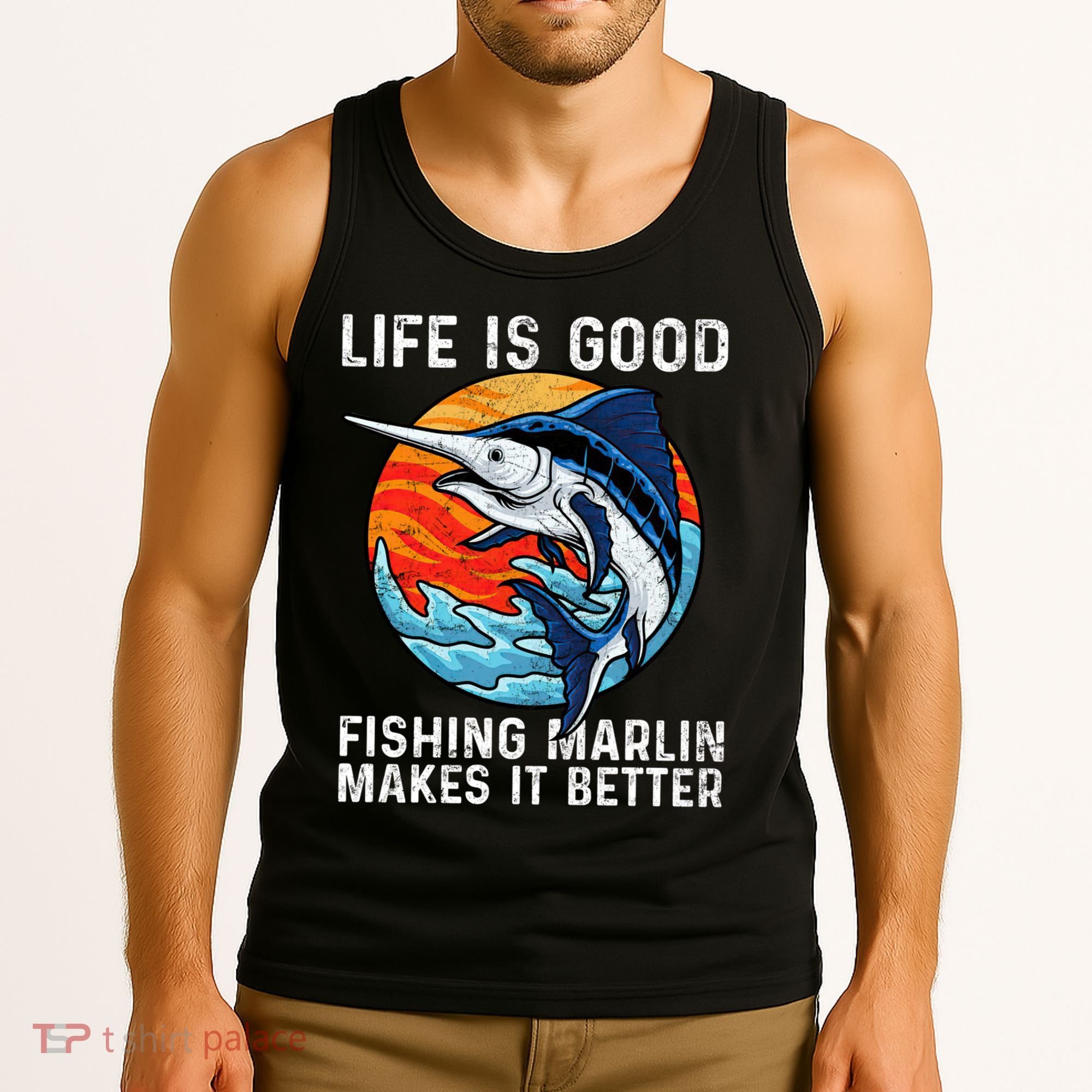 Freshwater Marlin Fish Marlin Fishing Gifts Tank Top