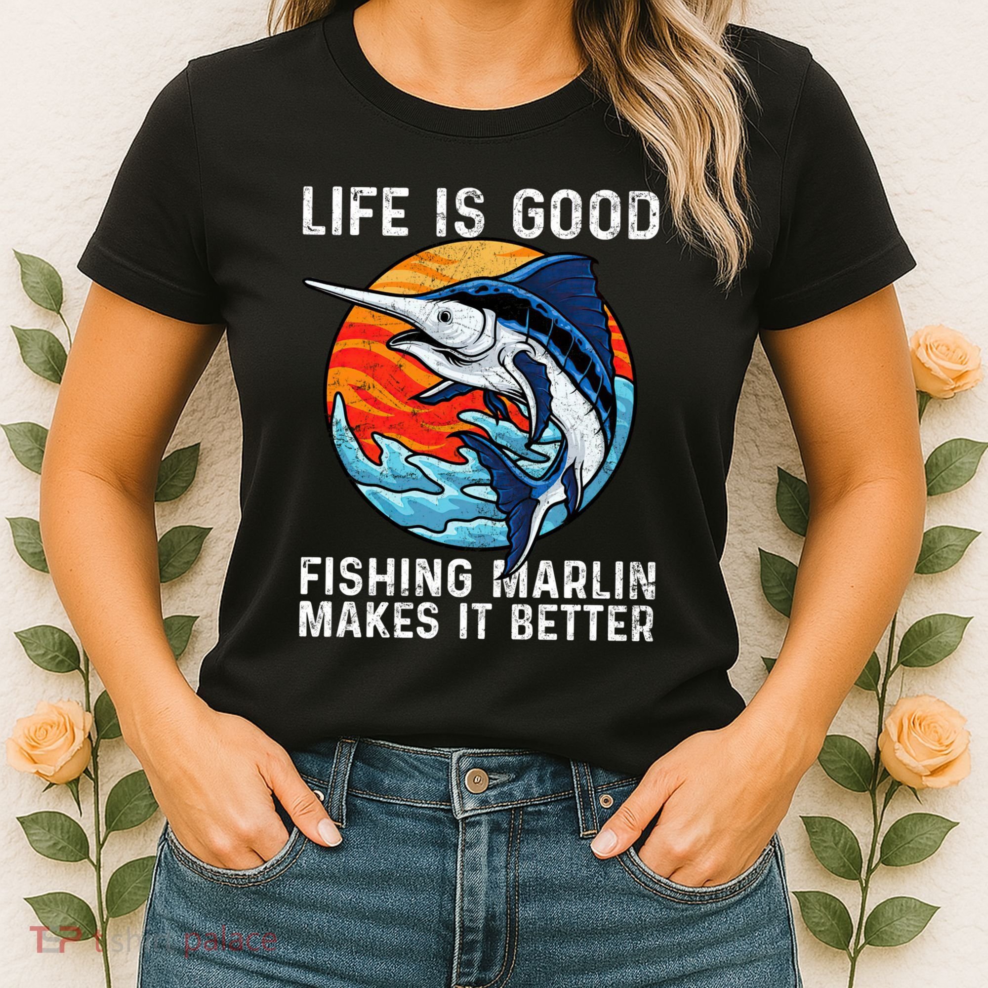 Freshwater Marlin Fish Marlin Fishing Gifts Women's T-Shirt