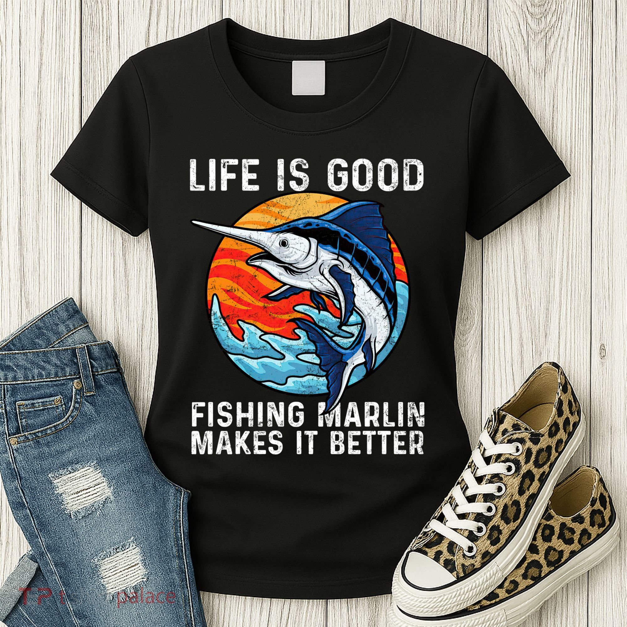 Freshwater Marlin Fish Marlin Fishing Gifts Women's T-Shirt