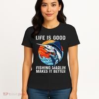 Freshwater Marlin Fish Marlin Fishing Gifts Women's T-Shirt thumb 4