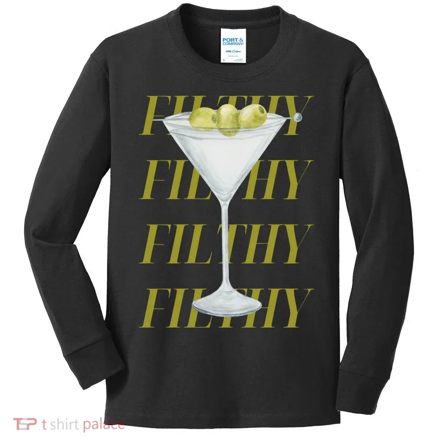 Filthy Martini Kids Long Sleeve Shirt