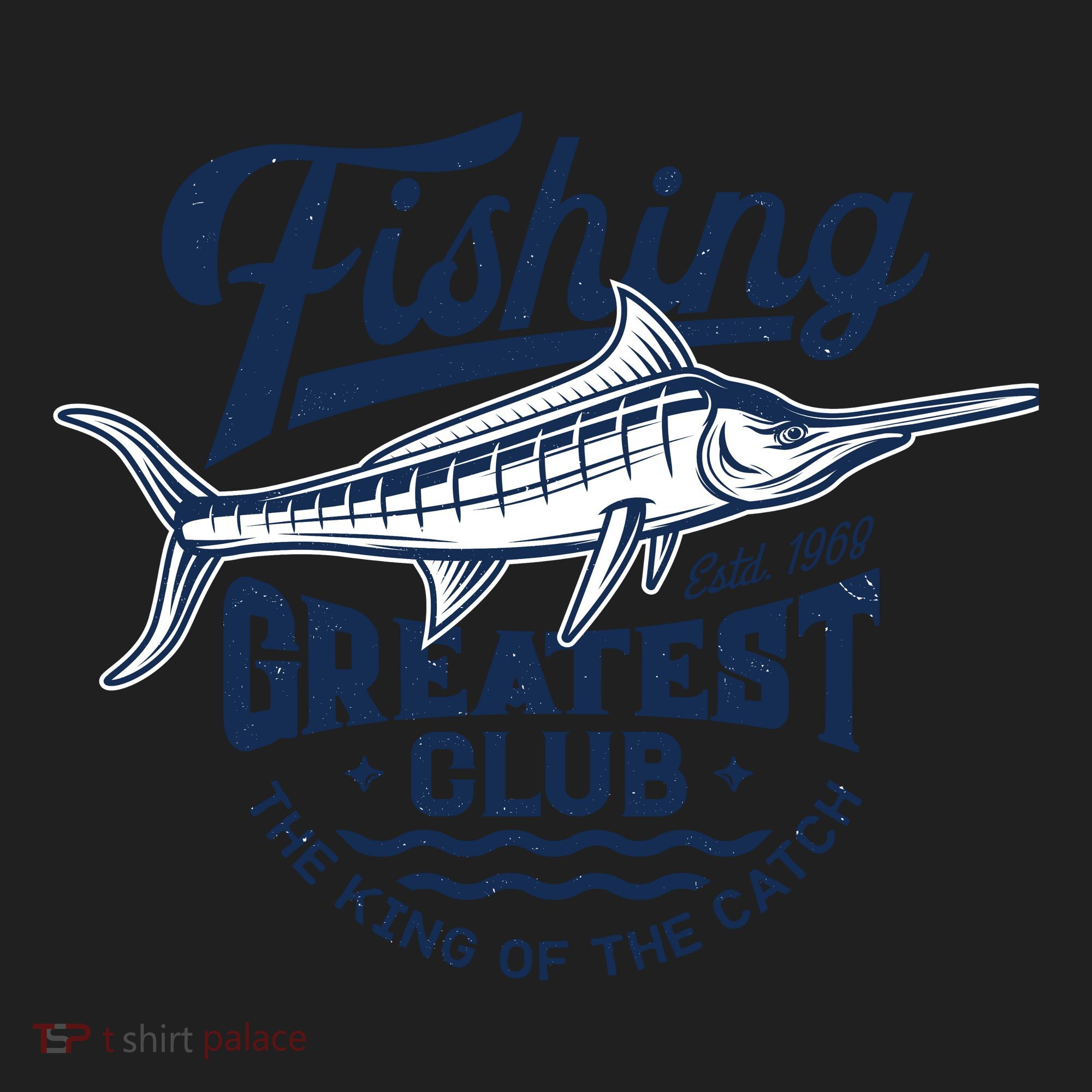 Fishing Marlin Greatest Club Estd 1968 Women's Sweatshirt