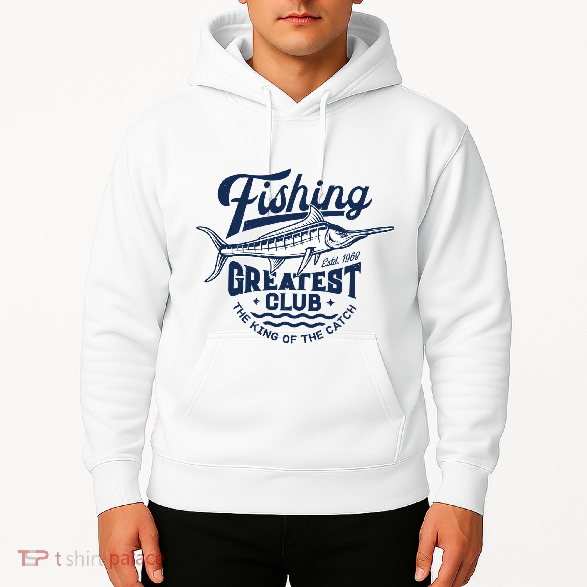 Fishing Marlin Greatest Club Estd 1968 Hoodie