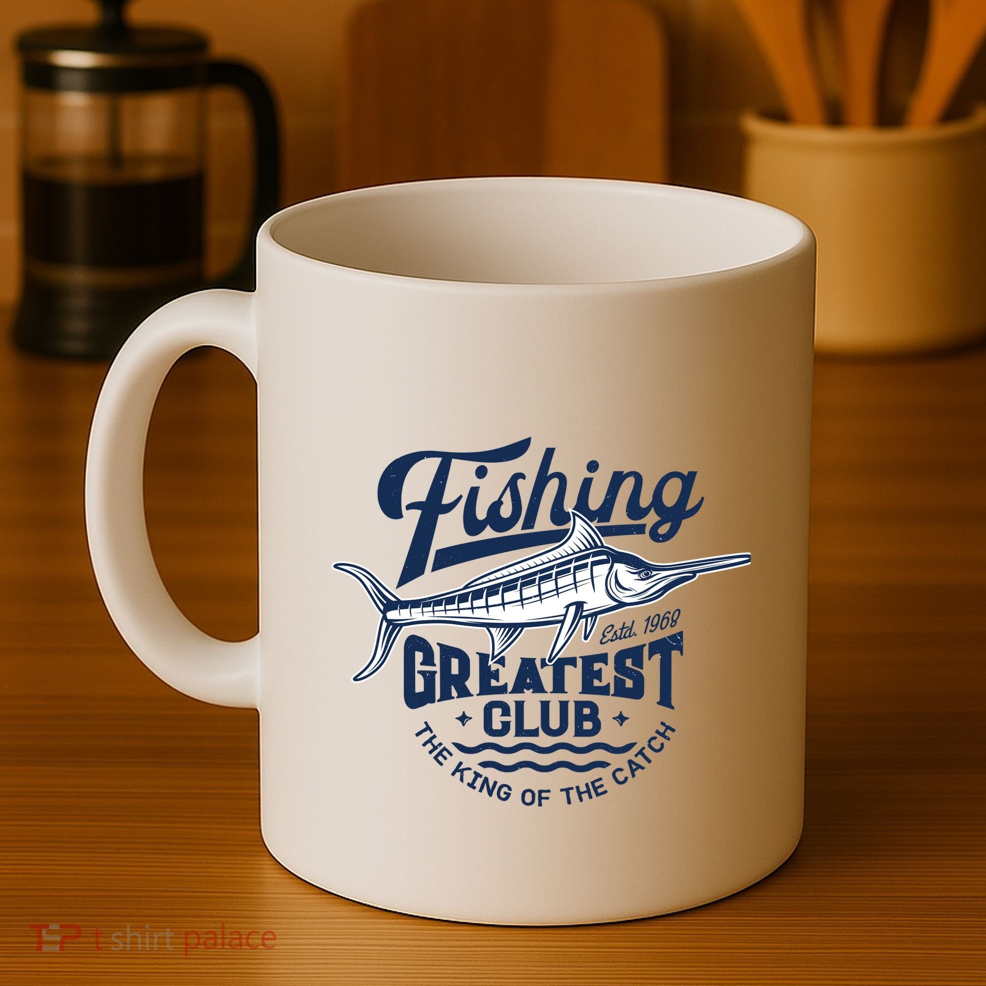 Fishing Marlin Greatest Club Estd 1968 Coffee Mug