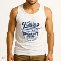 Fishing Marlin Greatest Club Estd 1968 Tank Top thumb 3
