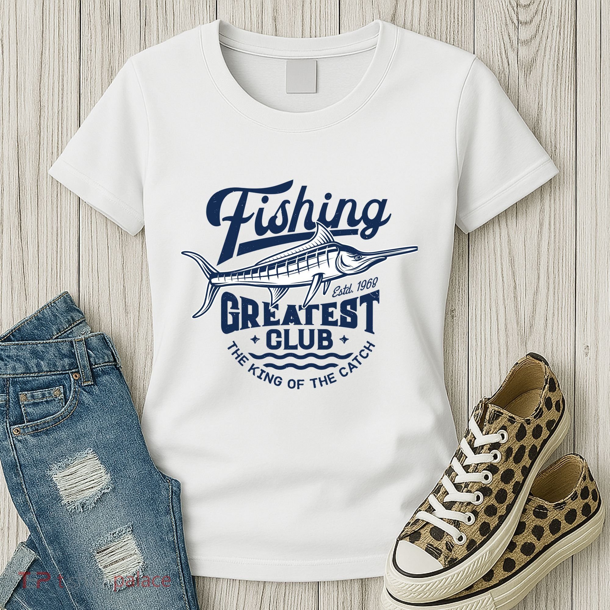 Fishing Marlin Greatest Club Estd 1968 Women's T-Shirt