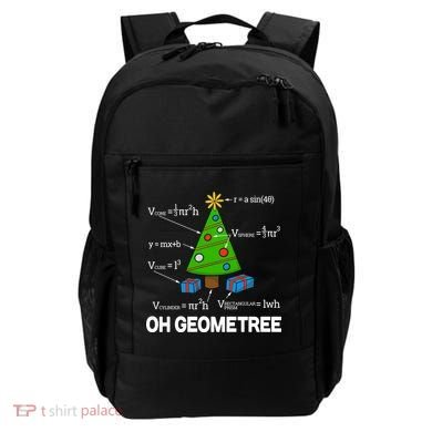Funny Math Geometry Christmas Tree Pun Teacher Cute Gift Backpack