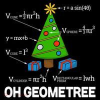 Funny Math Geometry Christmas Tree Pun Teacher Cute Gift Backpack thumb 2