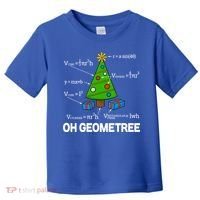 Funny Math Geometry Christmas Tree Pun Teacher Cute Gift Toddler T-Shirt thumb 0