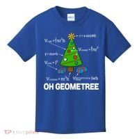 Funny Math Geometry Christmas Tree Pun Teacher Cute Gift Kids T-Shirt thumb 0
