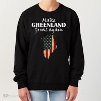 Funny Make Greenland Great Again Women's Sweatshirt thumb 0