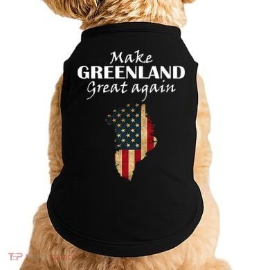 Funny Make Greenland Great Again Doggie Tank
