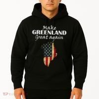Funny Make Greenland Great Again Hoodie thumb 2