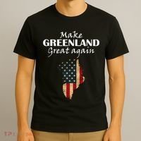 Funny Make Greenland Great Again T-Shirt thumb 3