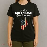 Funny Make Greenland Great Again T-Shirt thumb 4