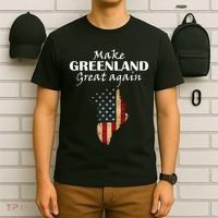 Funny Make Greenland Great Again T-Shirt thumb 6