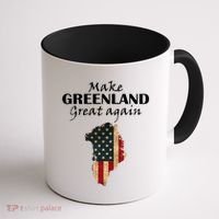 Funny Make Greenland Great Again Coffee Mug thumb 1