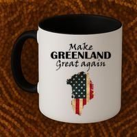 Funny Make Greenland Great Again Coffee Mug thumb 2