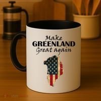 Funny Make Greenland Great Again Coffee Mug thumb 4