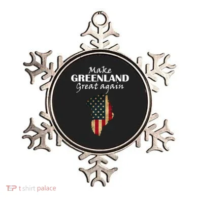 Funny Make Greenland Great Again Ornament
