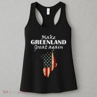 Funny Make Greenland Great Again Women's Tank Top thumb 3
