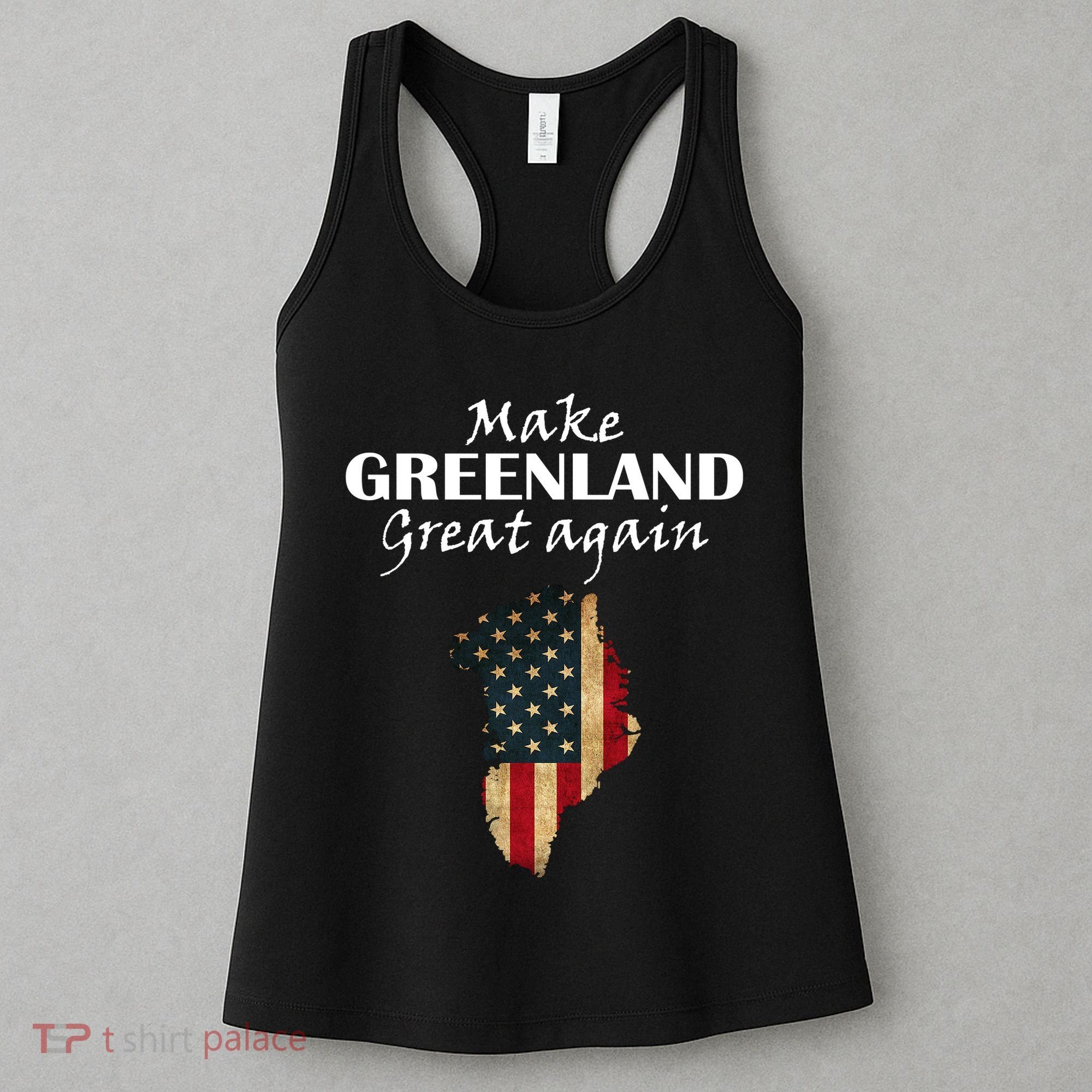 Funny Make Greenland Great Again Women's Tank Top