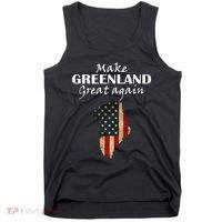 Funny Make Greenland Great Again Tank Top thumb 0