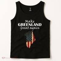 Funny Make Greenland Great Again Tank Top thumb 2