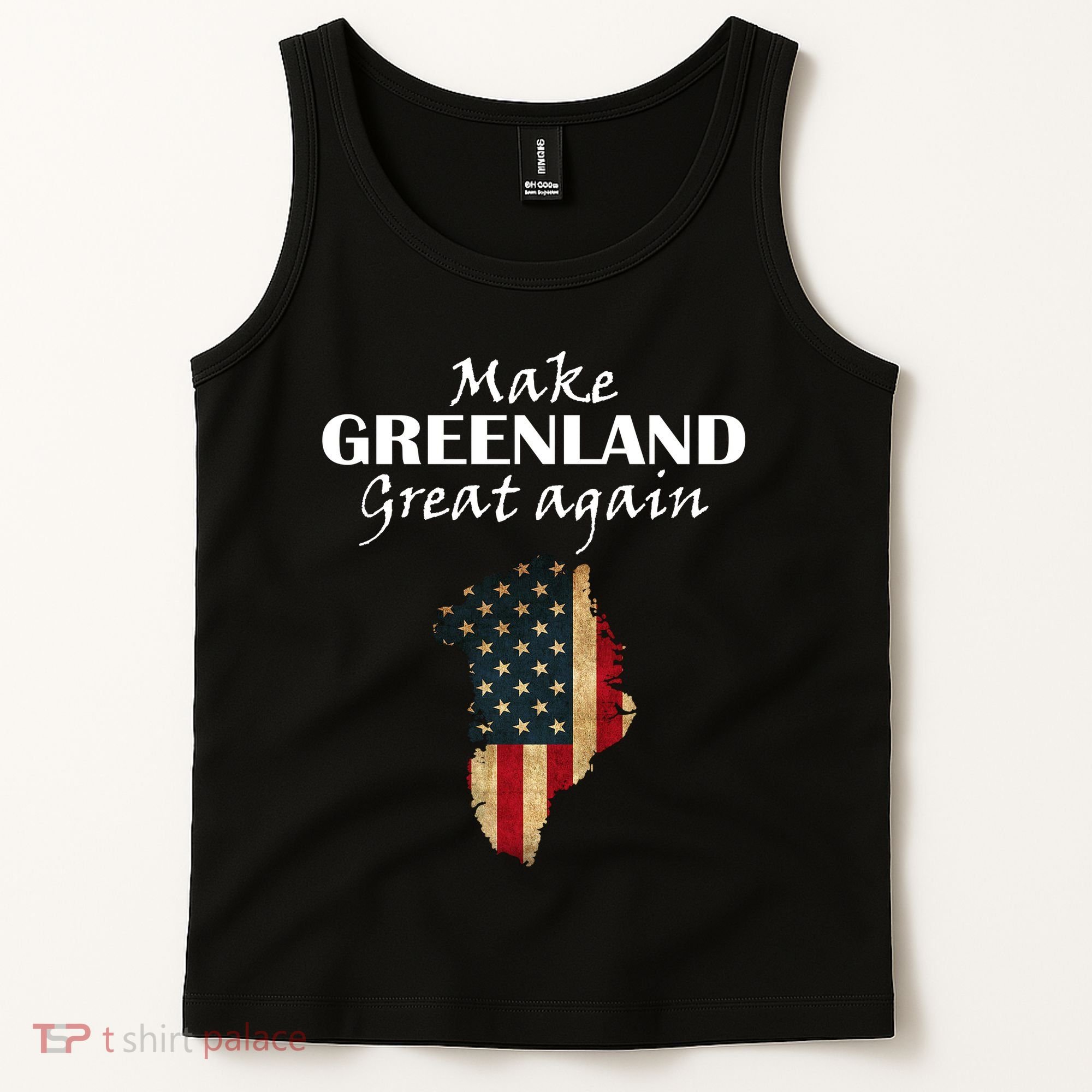 Funny Make Greenland Great Again Tank Top
