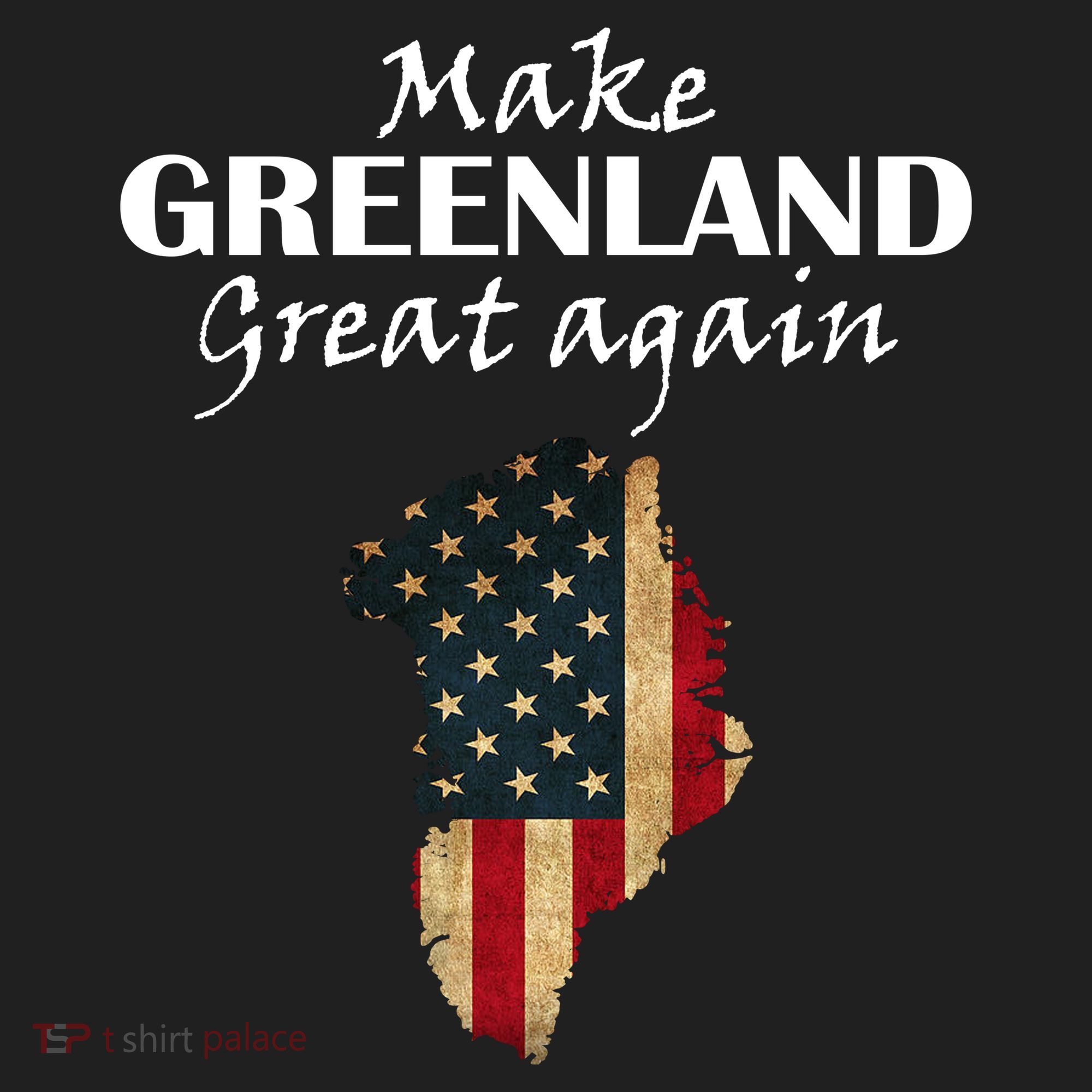 Funny Make Greenland Great Again Golf Towel