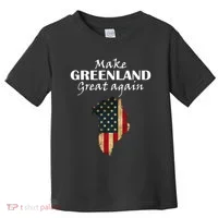 Funny Make Greenland Great Again Toddler T-Shirt thumb 0
