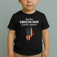 Funny Make Greenland Great Again Toddler T-Shirt thumb 2