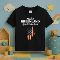 Funny Make Greenland Great Again Toddler T-Shirt thumb 3