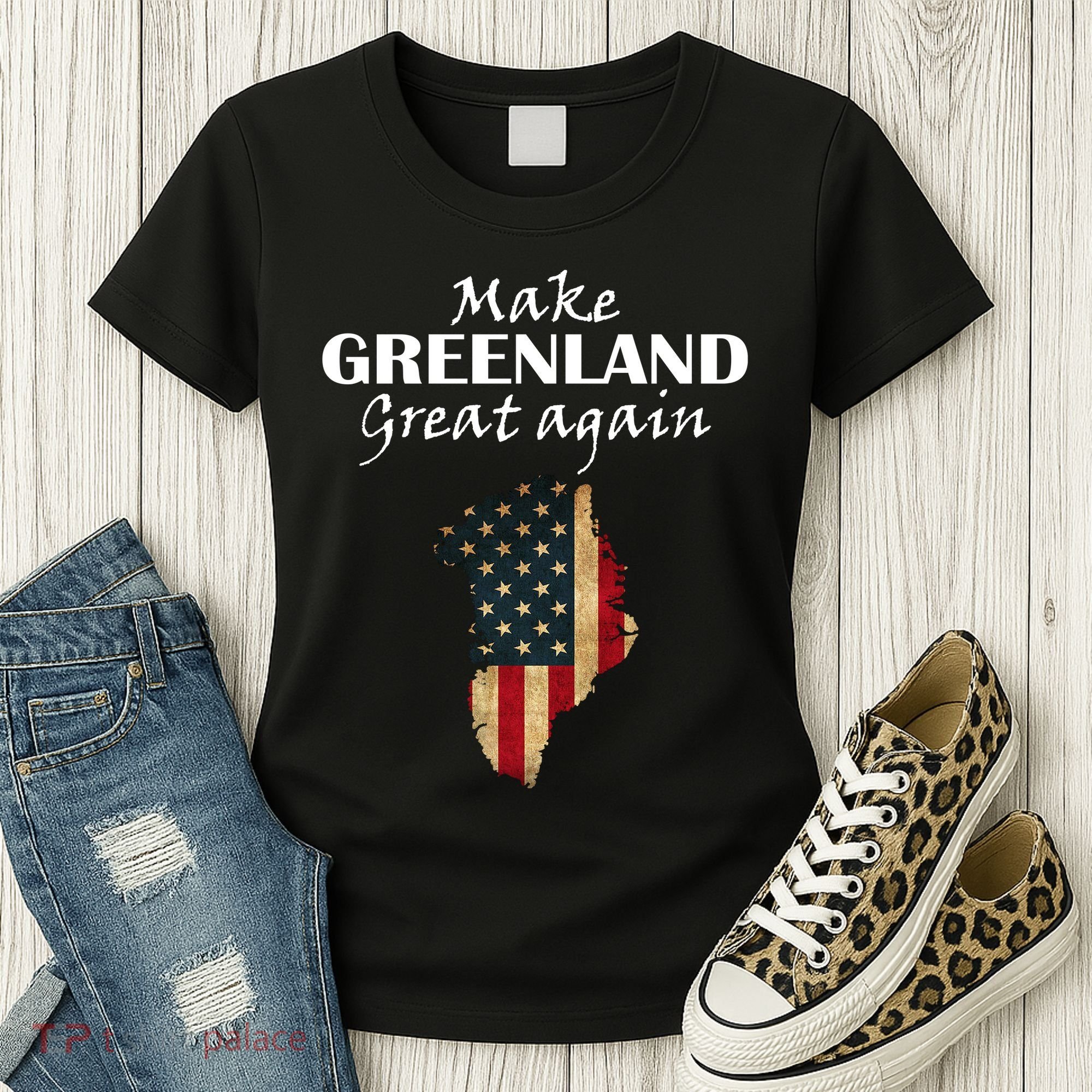 Funny Make Greenland Great Again Women's T-Shirt