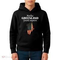 Funny Make Greenland Great Again Kids Hoodie thumb 4