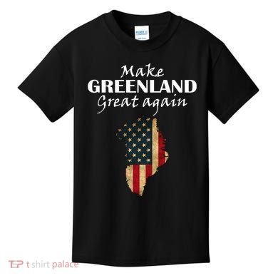 Funny Make Greenland Great Again Kids T-Shirt