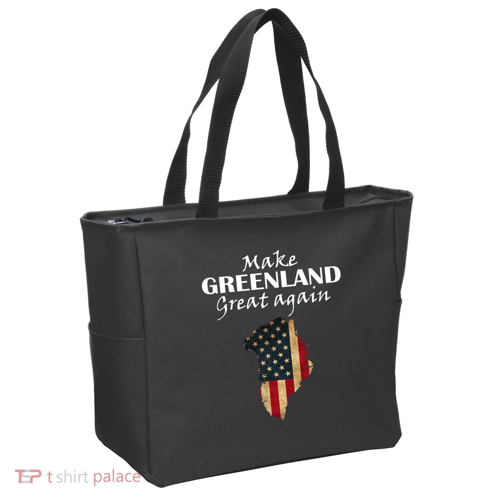 Funny Make Greenland Great Again Tote Bag