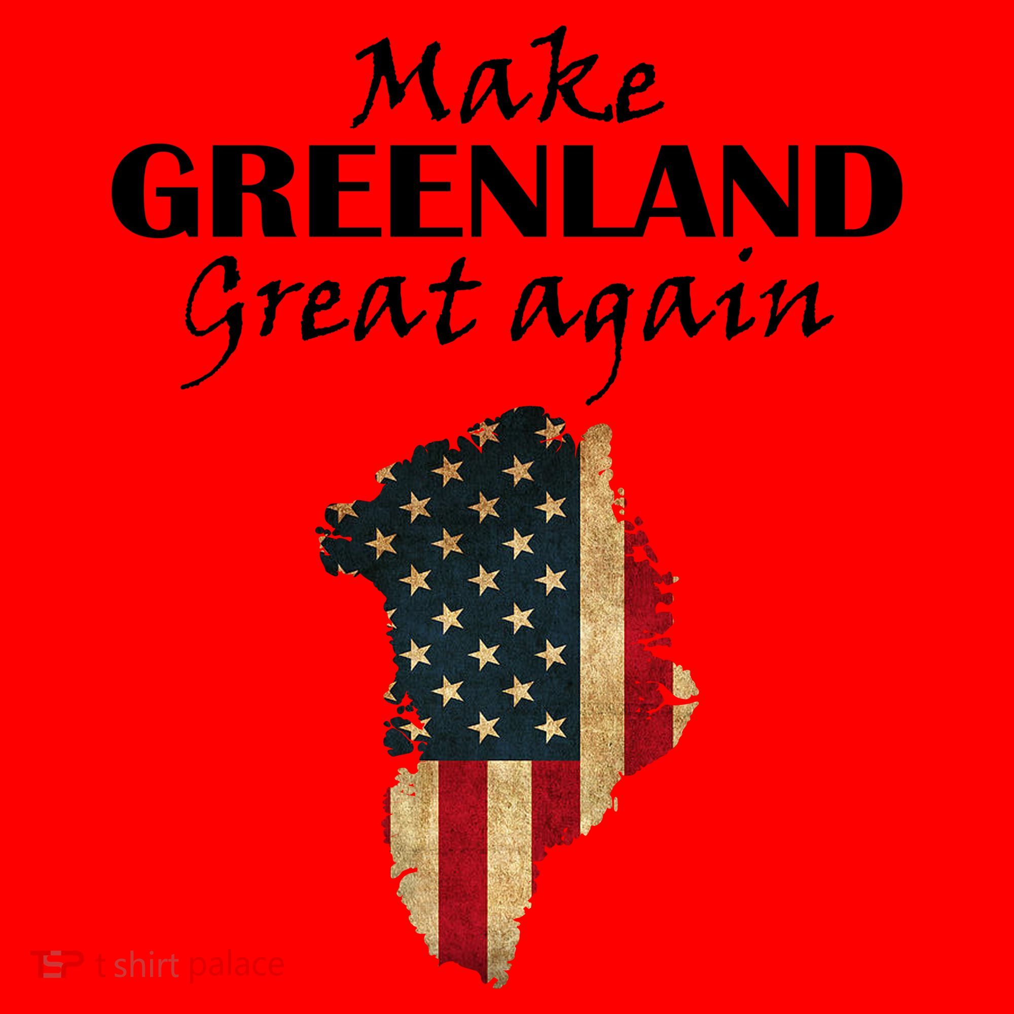 Funny Make Greenland Great Again Santa Hat