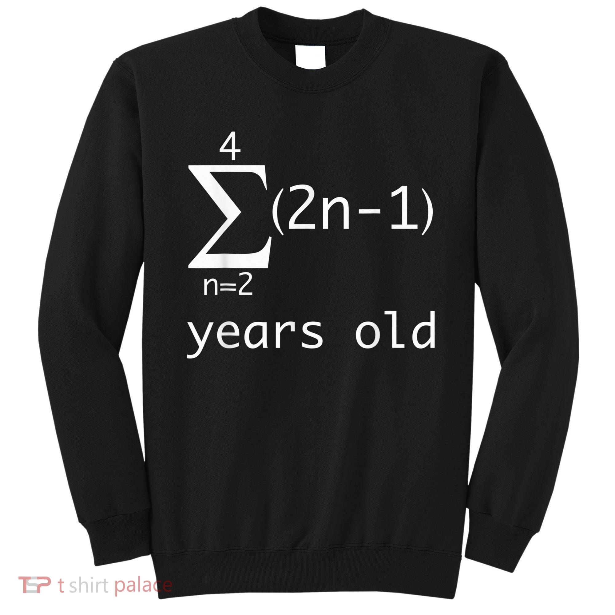 Funny Math Geek Shirt-15th Birthday 15 Years Old Boy, Girl Sweatshirt