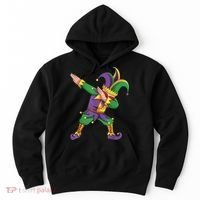 Funny Mardi Gras Outfit Dabbing Jester New Orleans Boys  Hoodie thumb 0