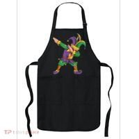 Funny Mardi Gras Outfit Dabbing Jester New Orleans Boys  Apron thumb 0